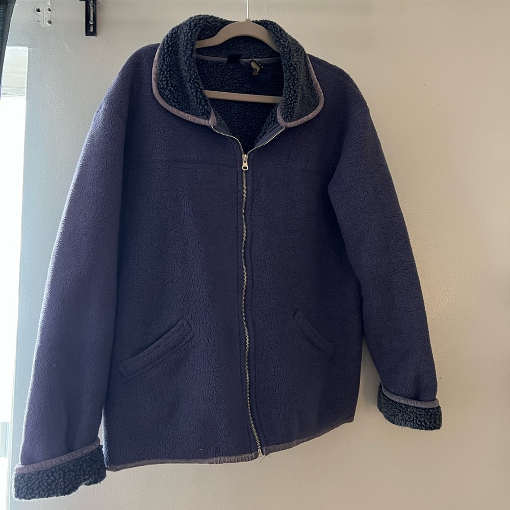 Vintage Sherpa oversized fleece